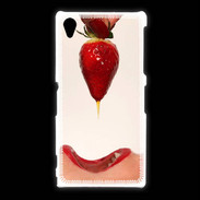 Coque Sony Xpéria Z1 Plaisir et fraise PR20
