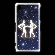 Coque Sony Xpéria Z1 zodiaque gémeaux