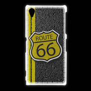 Coque Sony Xpéria Z1 route 66 goudron