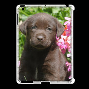 Coque iPad 2/3 Chien labrador chocolat 3