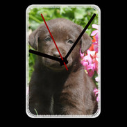 Grande pendule murale Chien labrador chocolat 3