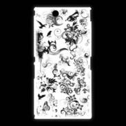 Coque Sony Xpéria Z Ultra Design Fleur Tribal