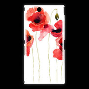 Coque Sony Xpéria Z Ultra Dessin de coquelicot