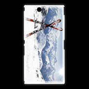 Coque Sony Xpéria Z Ultra Paire de ski en montagne