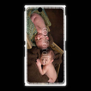 Coque Sony Xpéria Z Ultra Jumeaux dormant dans des caisses