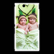 Coque Sony Xpéria Z Ultra Jumeaux coeur