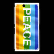 Coque Sony Xpéria Z Ultra Rainbow peace 5