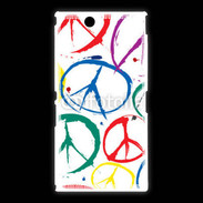 Coque Sony Xpéria Z Ultra Symboles de paix 2