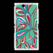 Coque Sony Xpéria Z Ultra Fond Hippie en vert 