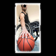 Coque Sony Xpéria Z Ultra Joueur de basket en fauteuil