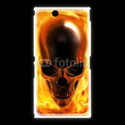 Coque Sony Xpéria Z Ultra crâne en feu