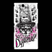 Coque Sony Xpéria Z Ultra Tête de Mort Difficult