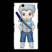 Coque Sony Xpéria Z Ultra Chibi style illustration of a superhero 2