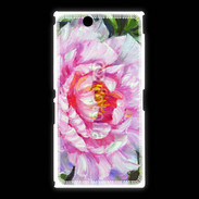 Coque Sony Xpéria Z Ultra Fleur en peinture