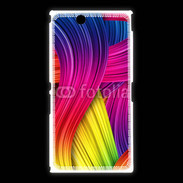 Coque Sony Xpéria Z Ultra Fibres de couleur