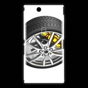 Coque Sony Xpéria Z Ultra Pneu complet étrier jaune