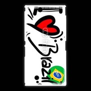 Coque Sony Xpéria Z Ultra I love Brésil 2