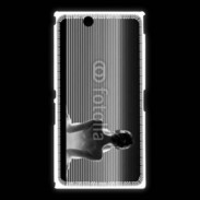 Coque Sony Xpéria Z Ultra femme glamour noir et blanc