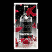 Coque Sony Xpéria Z Ultra Bouteille alcool pétales de rose glamour
