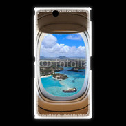 Coque Sony Xpéria Z Ultra Vue de l'intérieur d'un avion