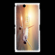 Coque Sony Xpéria Z Ultra Avion de ligne au coucher de soleil