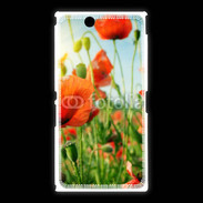 Coque Sony Xpéria Z Ultra Champs de coquelicots
