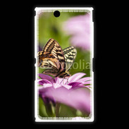 Coque Sony Xpéria Z Ultra Fleur et papillon