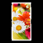 Coque Sony Xpéria Z Ultra Fleurs des champs multicouleurs