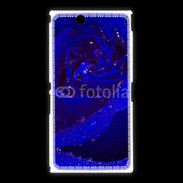 Coque Sony Xpéria Z Ultra Fleur rose bleue