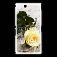 Coque Sony Xpéria Z Ultra Belle rose Jaune 50