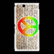 Coque Sony Xpéria Z Ultra Peace and love graffiti