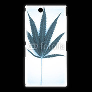Coque Sony Xpéria Z Ultra Marijuana en bleu et blanc