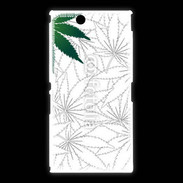 Coque Sony Xpéria Z Ultra Fond cannabis