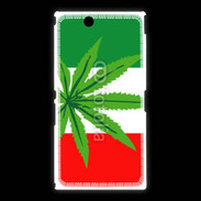 Coque Sony Xpéria Z Ultra Drapeau italien cannabis
