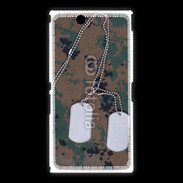 Coque Sony Xpéria Z Ultra plaque d'identité soldat américain