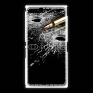 Coque Sony Xpéria Z Ultra Impacte de balle dans une vitre