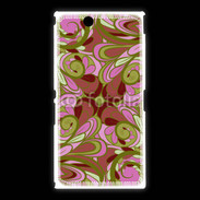 Coque Sony Xpéria Z Ultra Ensemble floral Vert et rose