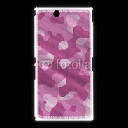 Coque Sony Xpéria Z Ultra Camouflage rose