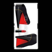Coque Sony Xpéria Z Ultra Escarpins et tube de rouge à lèvres
