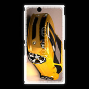 Coque Sony Xpéria Z Ultra Belle voiture jaune et noire