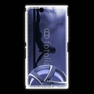 Coque Sony Xpéria Z Ultra Silhouette sexy avec jante de voiture