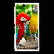 Coque Sony Xpéria Z Ultra Couple de perroquets