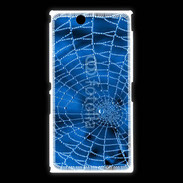 Coque Sony Xpéria Z Ultra Toile d'araignée bleue