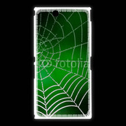 Coque Sony Xpéria Z Ultra Toile d'araignée verte