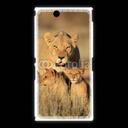 Coque Sony Xpéria Z Ultra Lionne et ses petits
