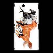 Coque Sony Xpéria Z Ultra Trio de chevaux