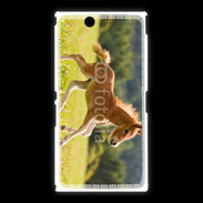 Coque Sony Xpéria Z Ultra Poulain dans un champs