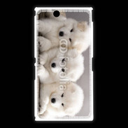 Coque Sony Xpéria Z Ultra Chiot japonais blanc