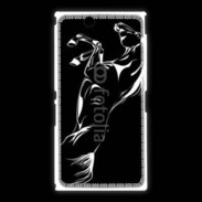 Coque Sony Xpéria Z Ultra Illustration cheval noir