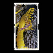 Coque Sony Xpéria Z Ultra Serpent noir et jaune